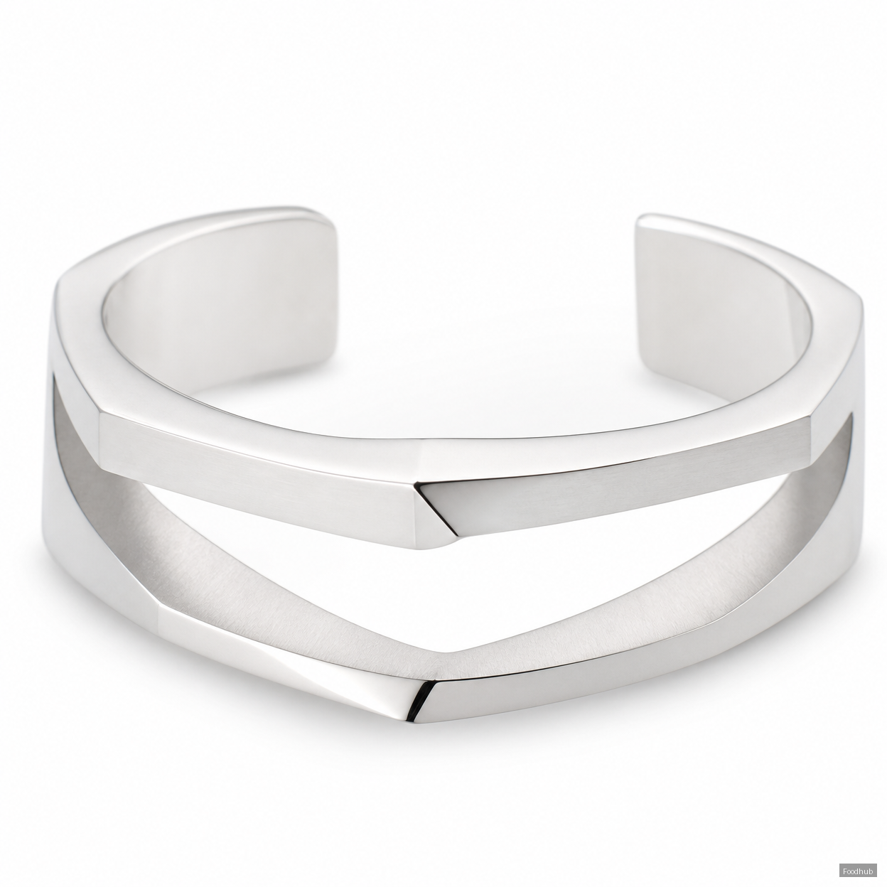 Modern Edge Cuff Bracelet