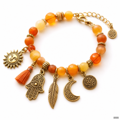 Sunset Boho Charm Bracelet