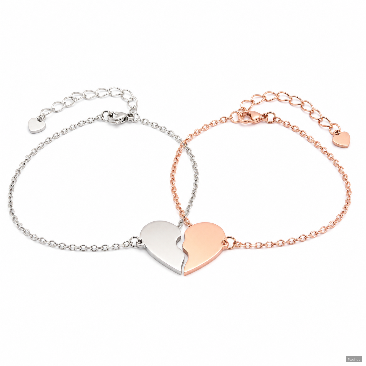 Twin Heart Matching Bracelet