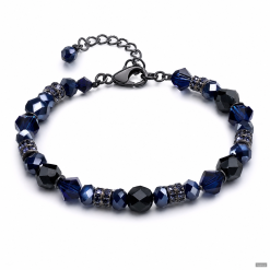Velvet Night Crystal Bracelet